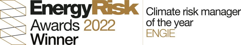 Energy Risk awards Europe 2022 - Climate Risk manager of the Year