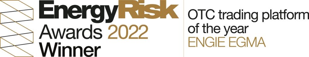 Energy Risk awards Europe 2022 - OTC Trading Platform of the Year - EGMA