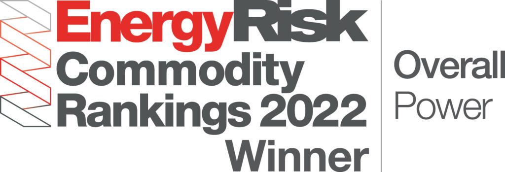 Energy Risk Commodity Rankings 2022 - Overall Power - Awards & Rankings